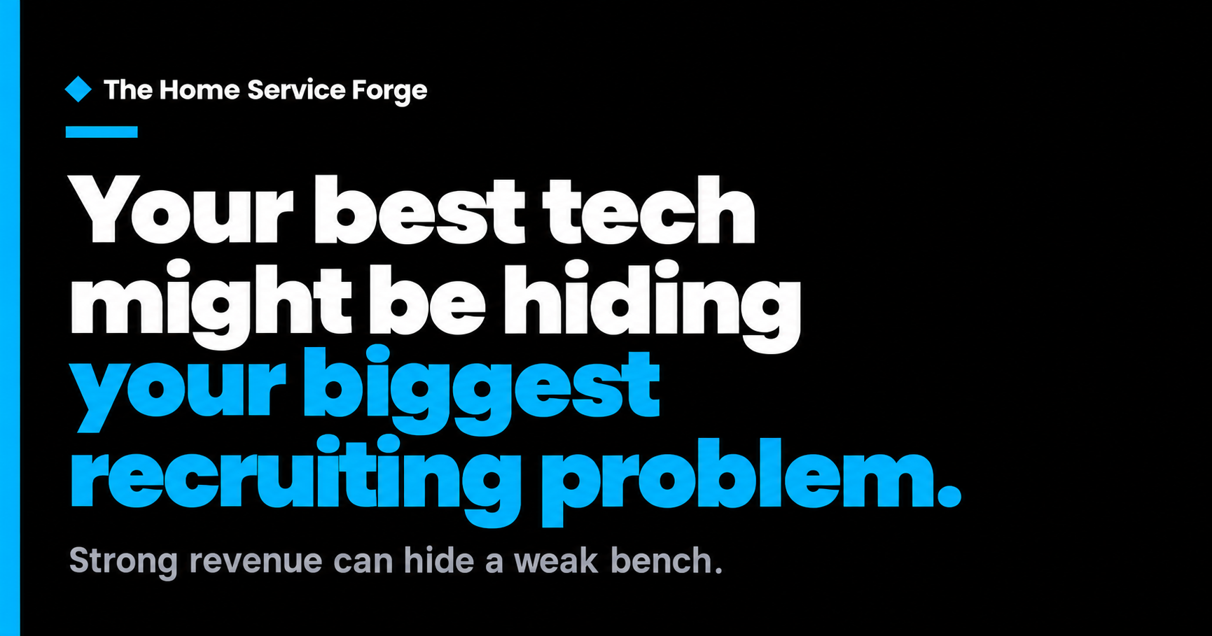 When One Technician Becomes Your Business Model